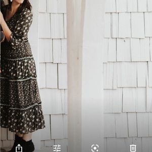 Anthropologie Karoline tiered maxi dress